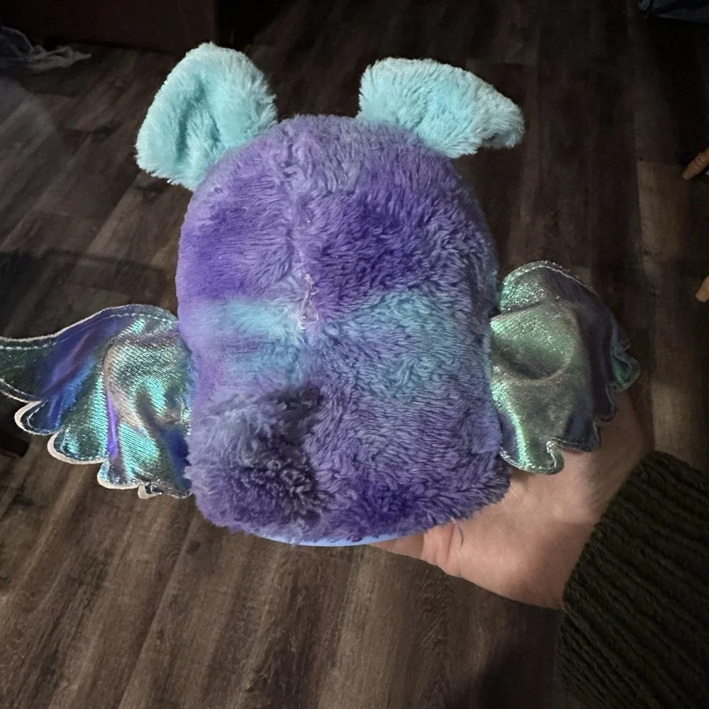 Hatchimals Interactive‎ Plush Purple Blue Talking Toy Wings 2019